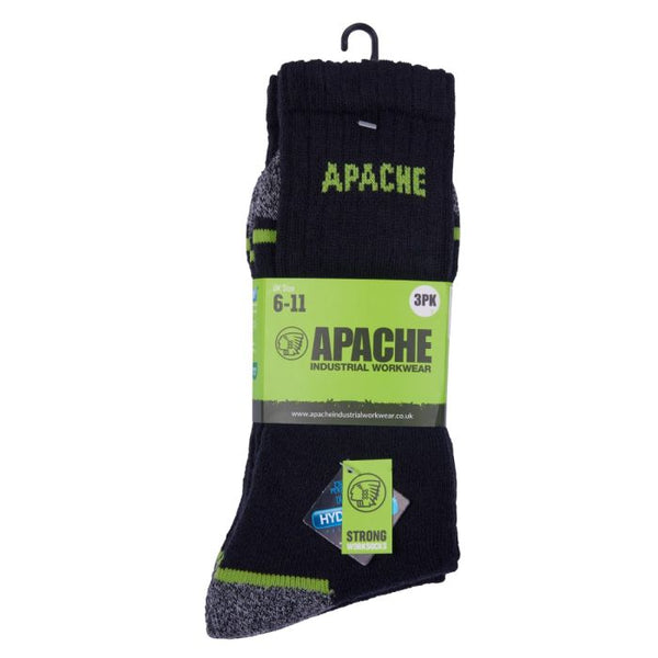 Apache BURLINGTON — Apache 3 Pack Work Sock