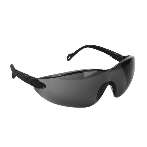 Eclipse™ Safety Specs - Smoke Anti-Scratch Lenses - Black Frames