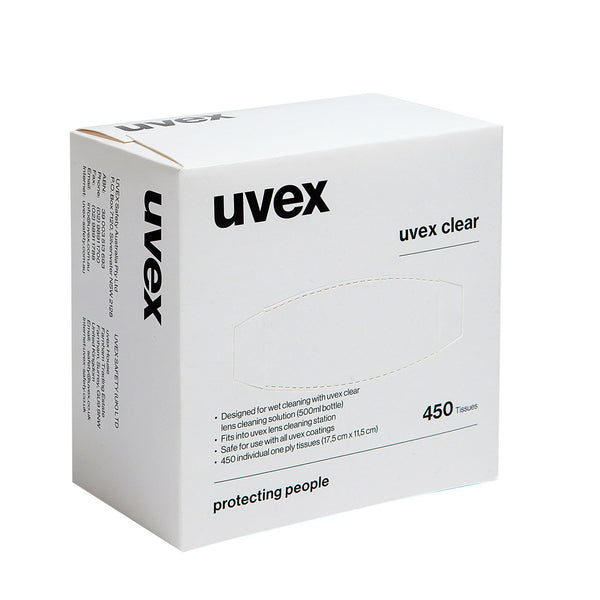 uvex lens cleaning tissues