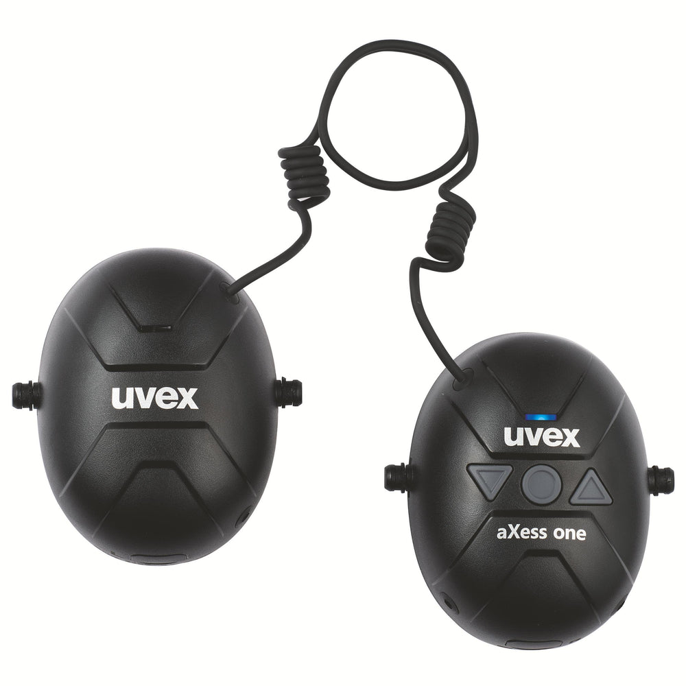 uvex aXess one helmet earmuffs