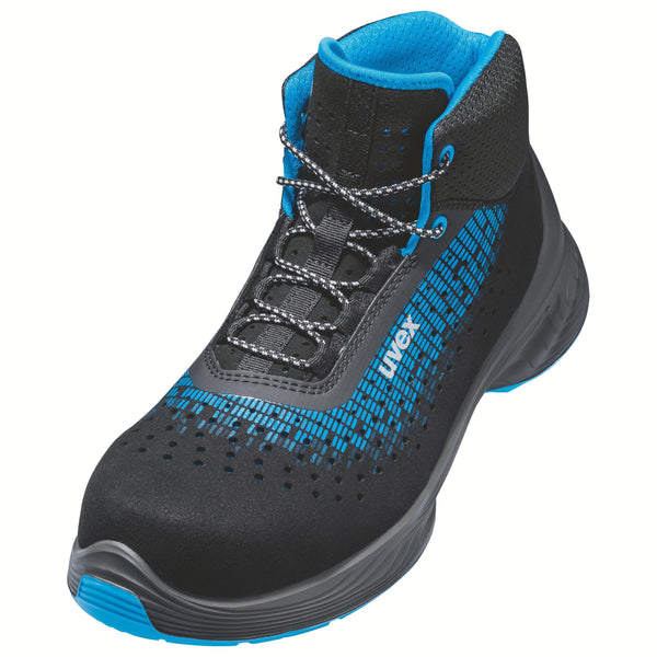uvex 1 G2 perforated lace-up boot S1 FO SR — Uvex 68318 official product photo