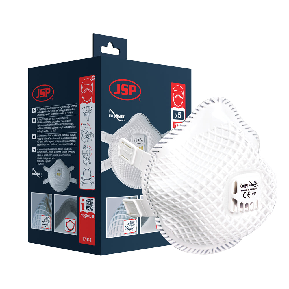 Flexinet® Mask FFP3 Valved - (832) - Box of 5