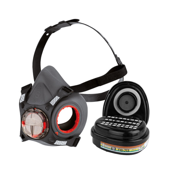 Force®8 Half-Mask with ABEK1 P3 Classic Filters