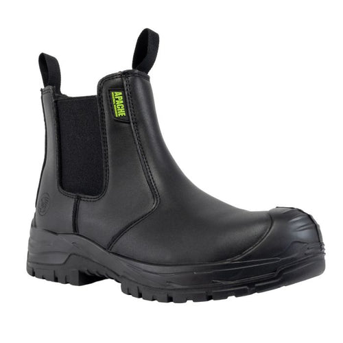Apache Brooks — Recycled leather black dealer boot — Brooks