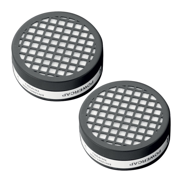 Powercap® Filters - 1 Pair - Black