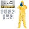 Chemsplash Jet Spray 88 Coverall with FEET Type 3B/4B 5B/6B (Case of 25 units) | Northyard Safety