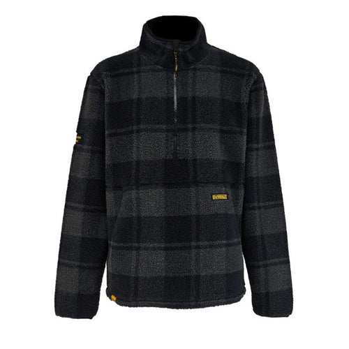 DeWalt Deansway — DeWalt 1/4 Zip Check Printed Sherpa Fleece