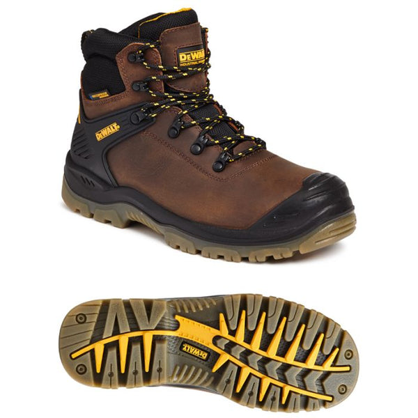 DeWalt NEWARK BROWN — Brown Waterproof Safety Hiker