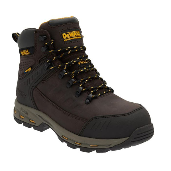 DeWalt Kirksville — Brown ProLite Waterproof Safety Boot, Aluminium Toe Cap, Composite Midsole