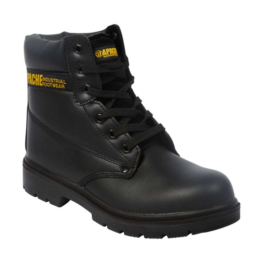 Apache AP300 — Black 6 Eye Safety Boot — official product view