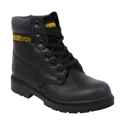 Apache AP300 — Black 6 Eye Safety Boot — official product view