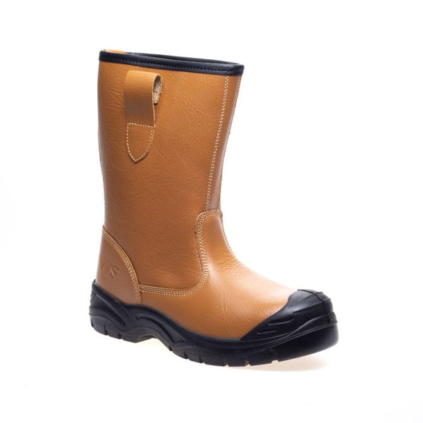 Worksite SS403SM — Tan Fur Lined Rigger Boot