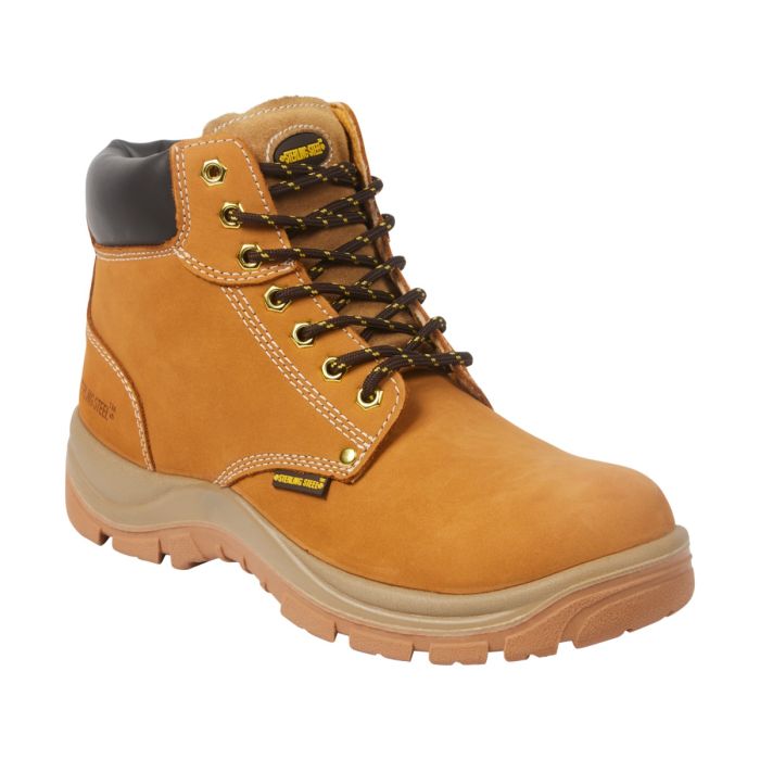 Sterling Steel SS819CM — Wheat 6 Eye Hiker Boot